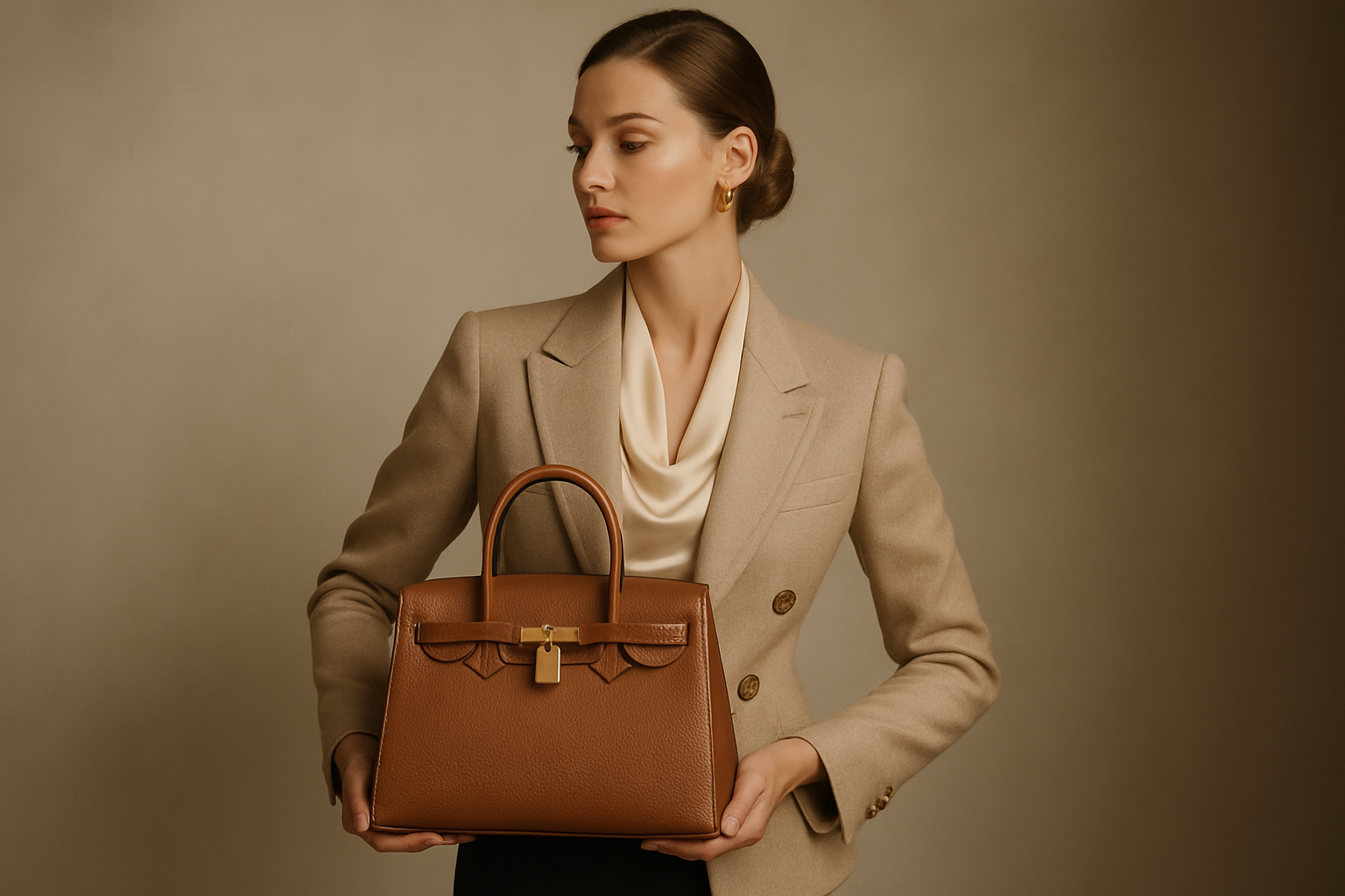WOMEN WITH A LUXURY STYLE AND A LUXURY HADNDBAG